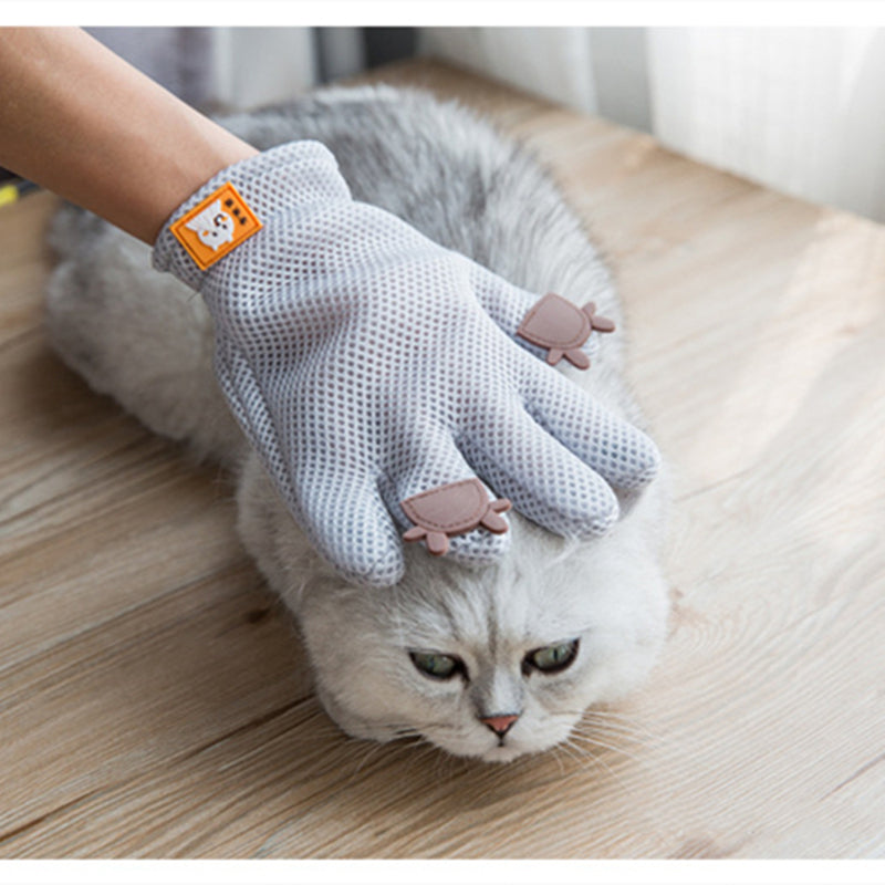 Gant de toilettage pour chats pour l'épilation et le massage des animaux domestiques