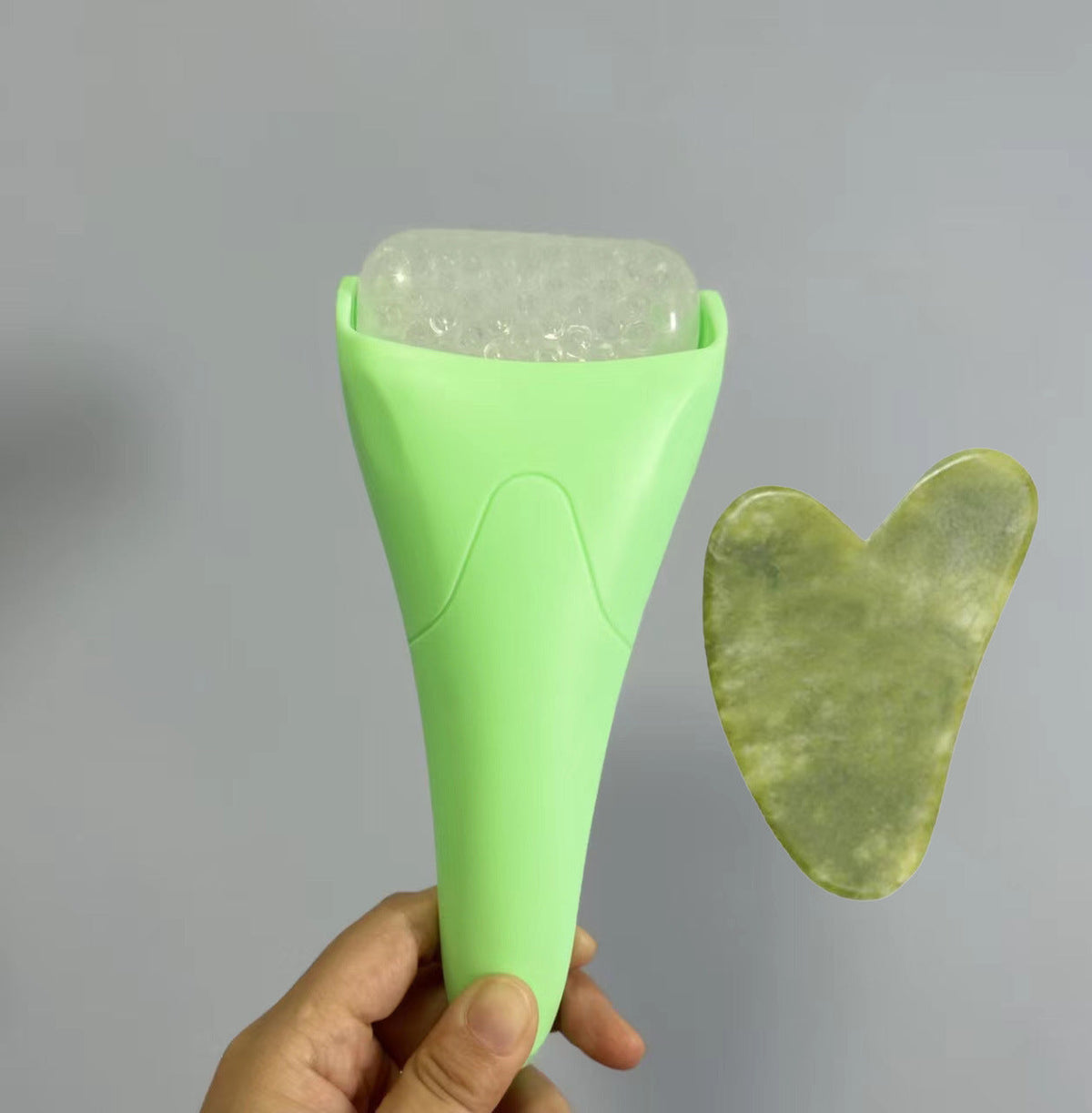 Chill and Glow Facial Ice Roller Massage Device