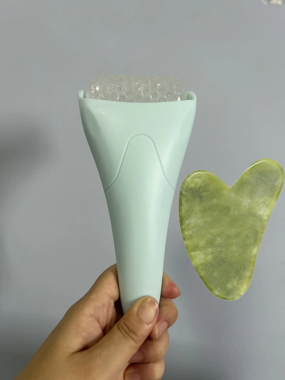 Chill and Glow Facial Ice Roller Massage Device