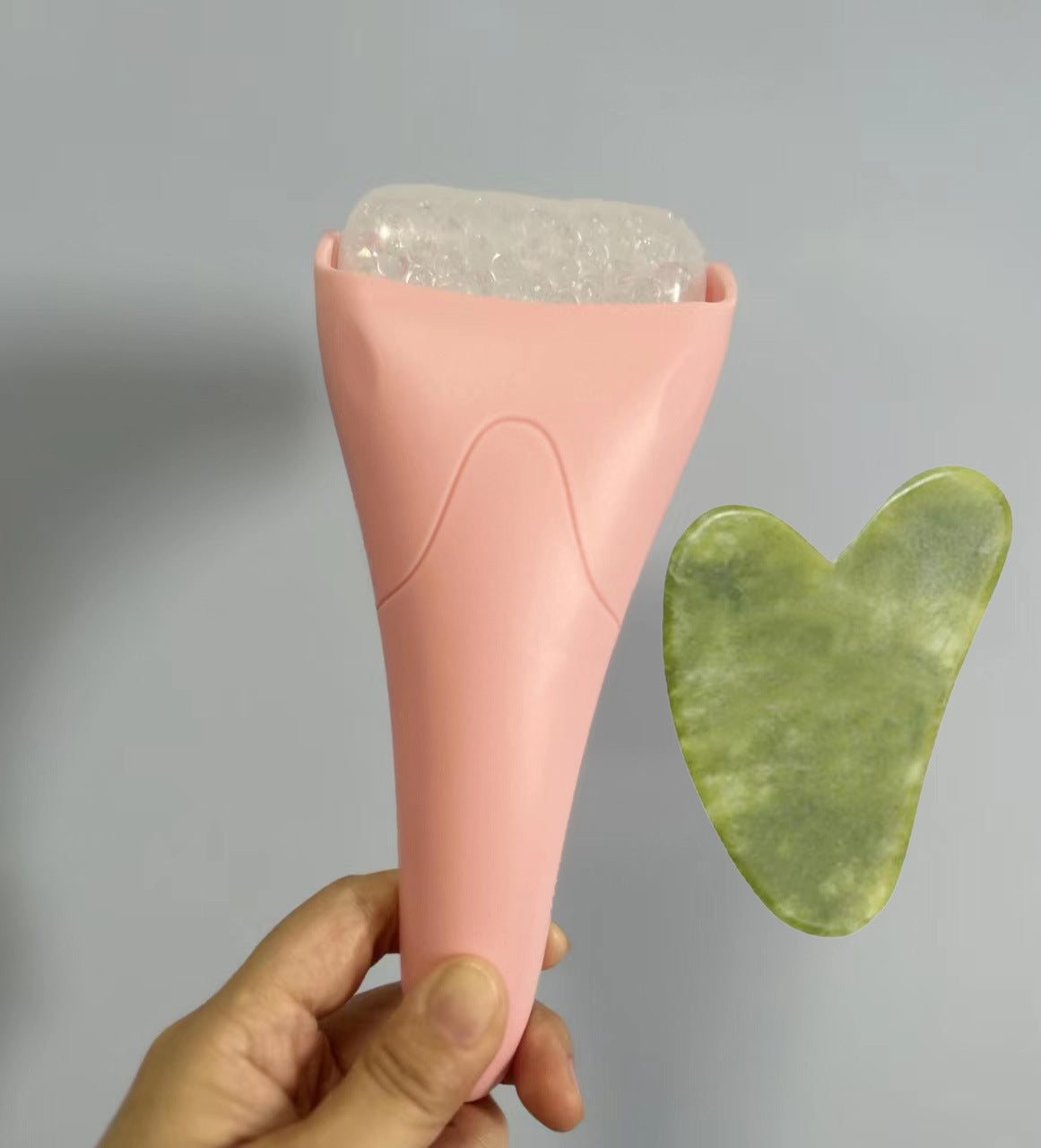 Chill and Glow Facial Ice Roller Massage Device