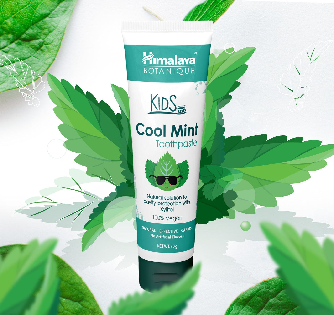 Himalaya Kids Cool Mint Toothpaste - 80g-1