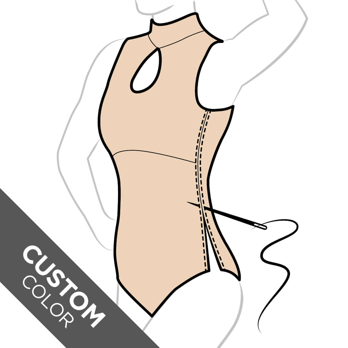 Custom Leotard for Gymnastics – Daria