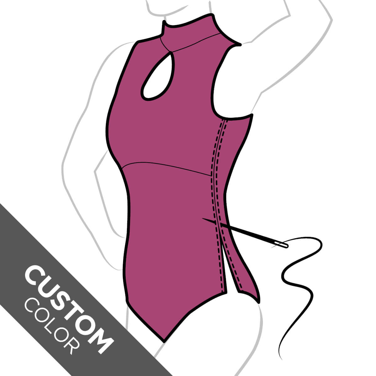 Custom Leotard for Gymnastics – Daria
