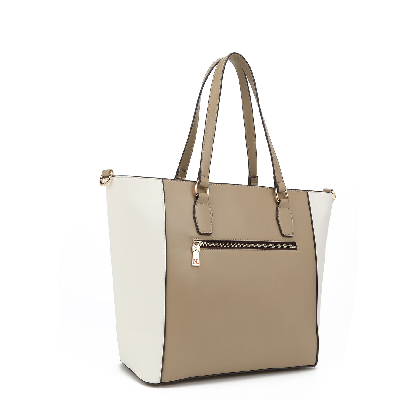 BOLSO SHOPPER CON BORDADO FLORAL