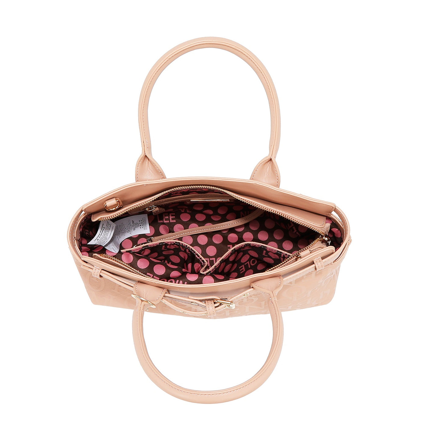 BOLSO SATCHEL ELEGANCE EN RELIEVE (NEGRO)