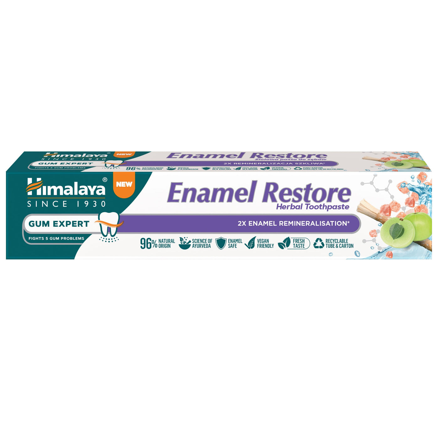 Himalaya Gum Expert Enamel Restore Herbal Toothpaste - 75 ml-1