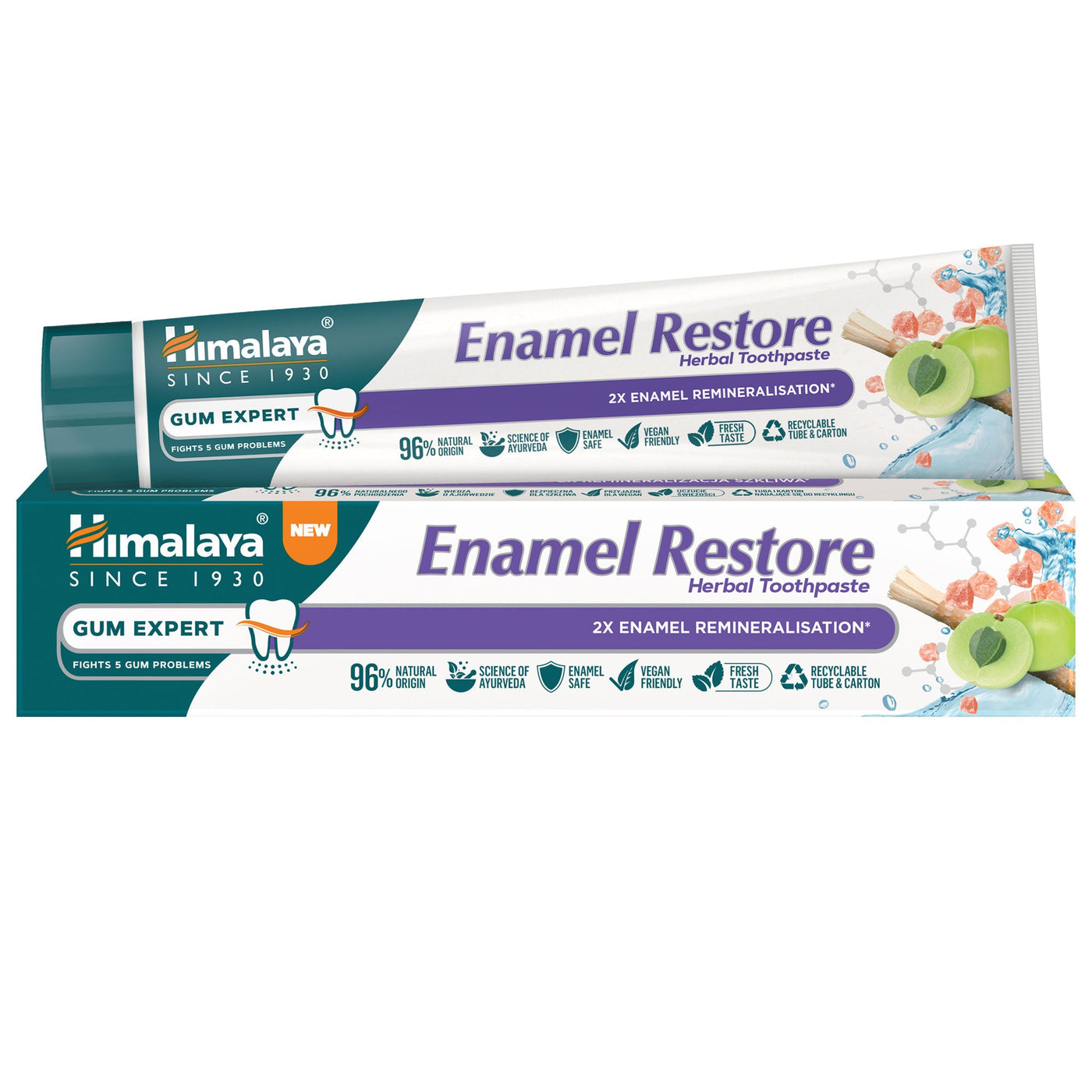 Himalaya Gum Expert Enamel Restore Herbal Toothpaste - 75 ml-0