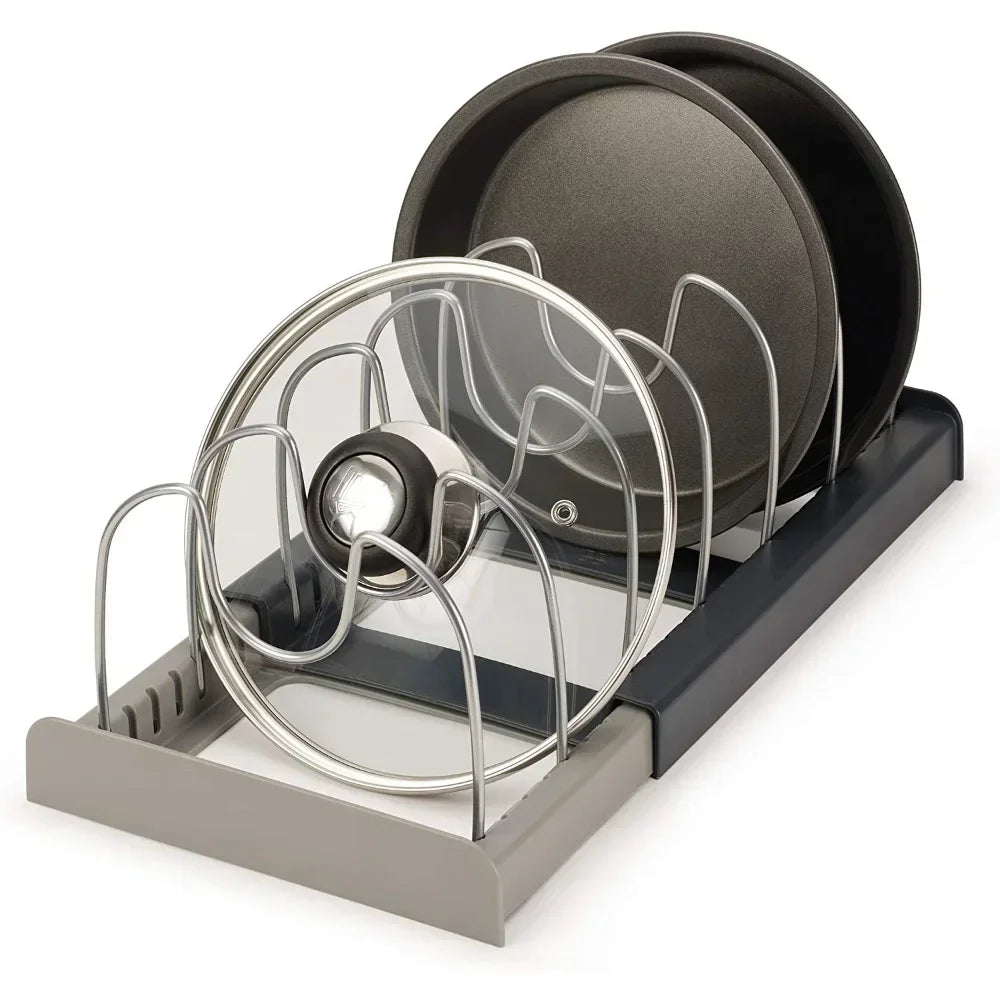Organisateur de cuisine extensible en acier inoxydable