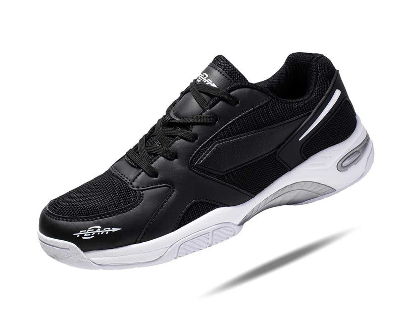 Chaussures de marche noires tout-en-un pour hommes, avec maintien ferme de la voûte plantaire, confort et performance