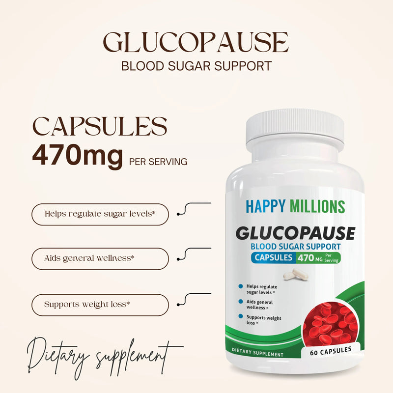 GLUCOPAUSE : Complément alimentaire pour le soutien de la glycémie