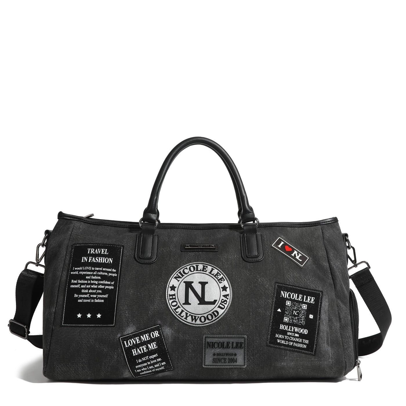 BOLSA DE VIAJE NEGRA MULTIUSO PARA HOMBRE