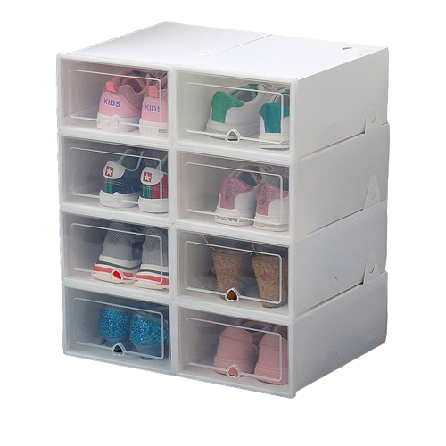Organisateur de rangement transparent pour chaussures