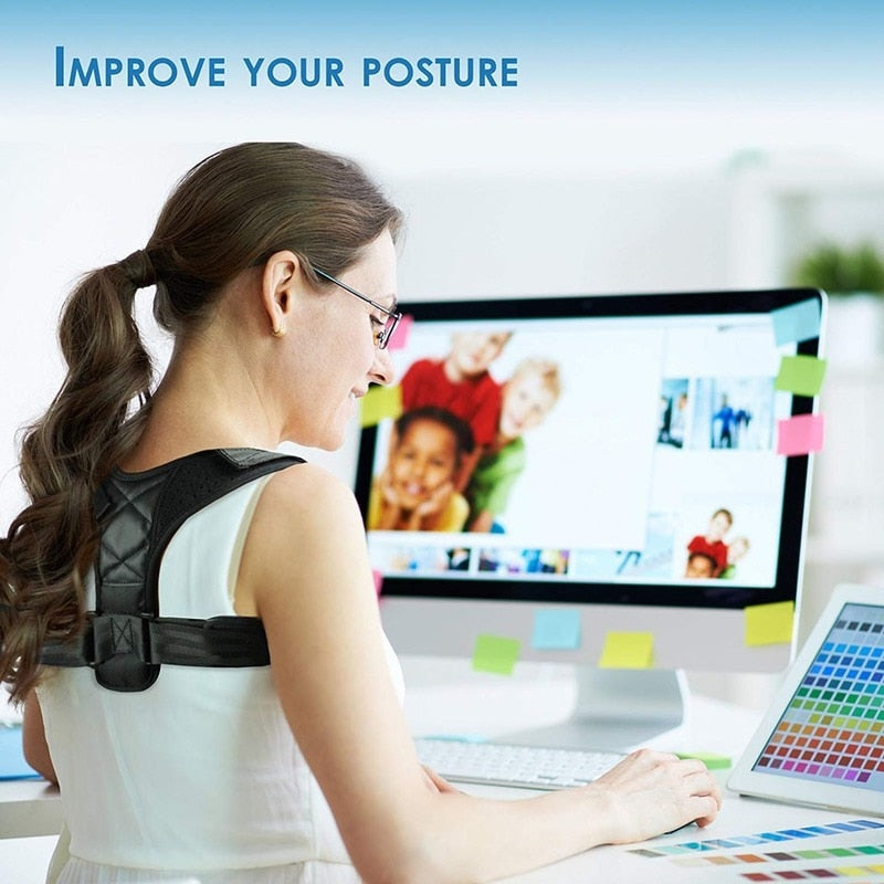Correcteur de posture médical réglable pour clavicule
