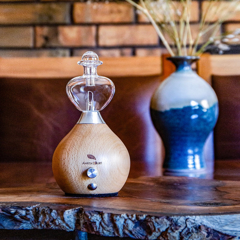 Diffuseur d'arômes sans eau Hour Glass | Nébuliseur Écologique | Diffusion d'Huiles Essentielles Pures