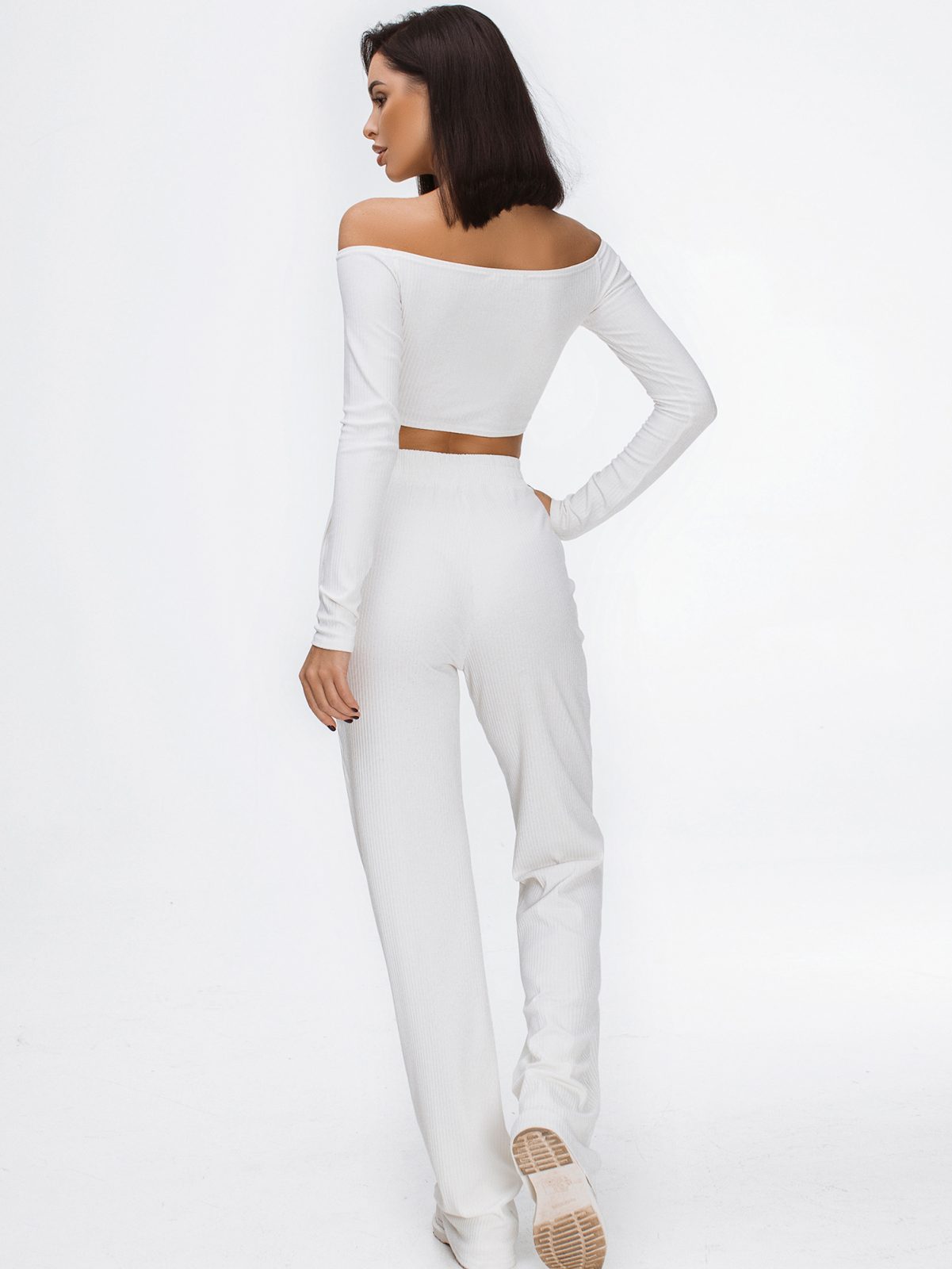 black knitted track suit pants for every day wear