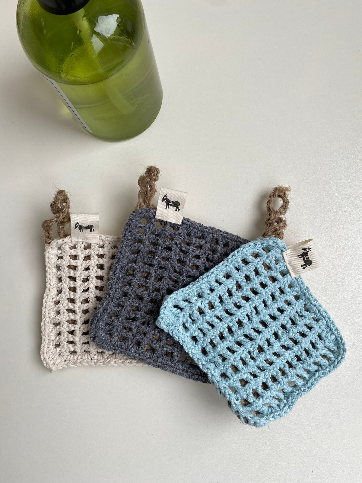 Double-sided kitchen sponge