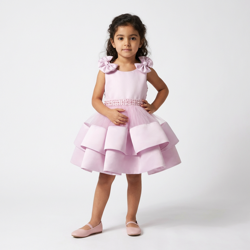 Blushing Meadow Girls Short Dress