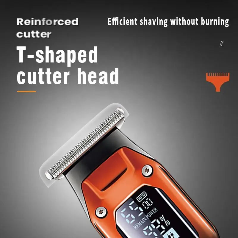 Tondeuse et tondeuse à cheveux professionnelle rechargeable Orange qualité barbier