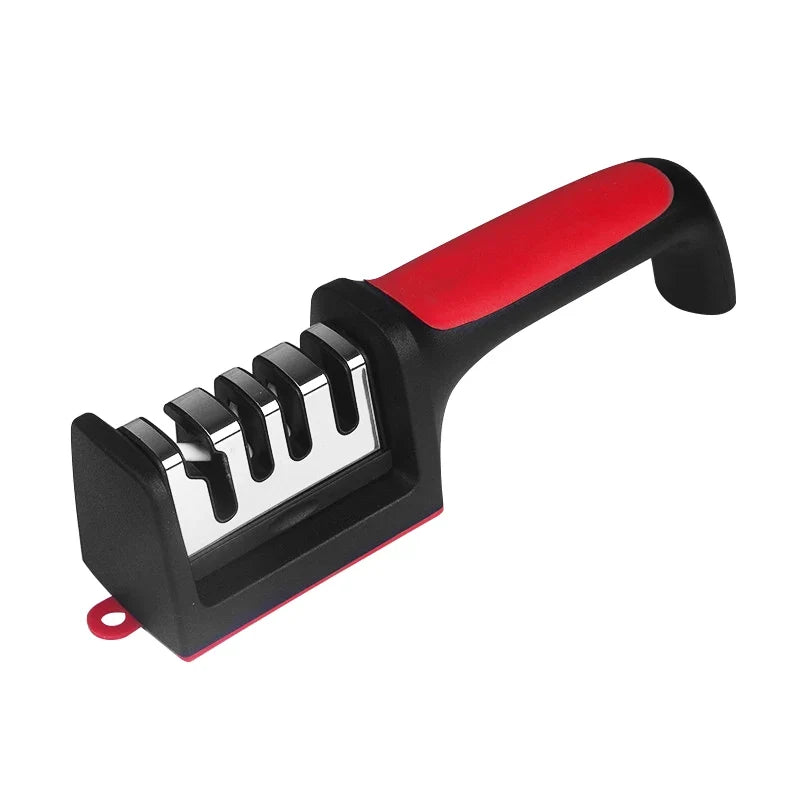 Kitchen Multi-Functional Knife Sharpener Black