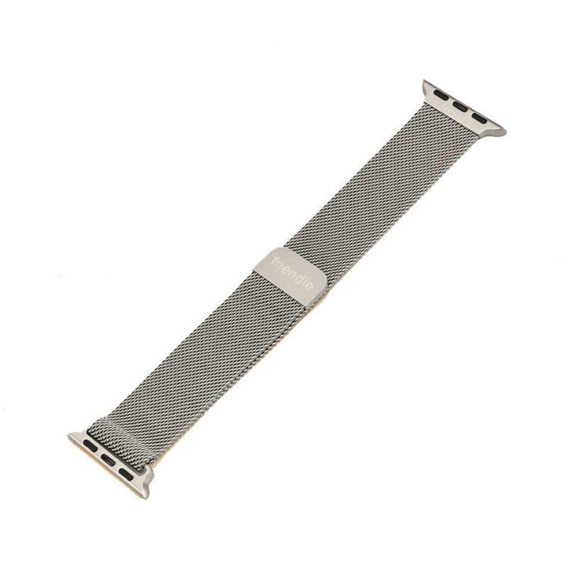 Bracelet à mailles milanaises en acier inoxydable - The Melbourne Starlight (Grand) - Compatible avec l'Apple Watch (tailles 42 mm à 45 mm)