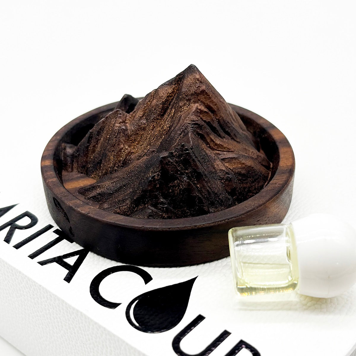 Diffuseur en bois de noyer noir « Mt Donon » | Diffusion sans eau | Huile essentielle naturelle