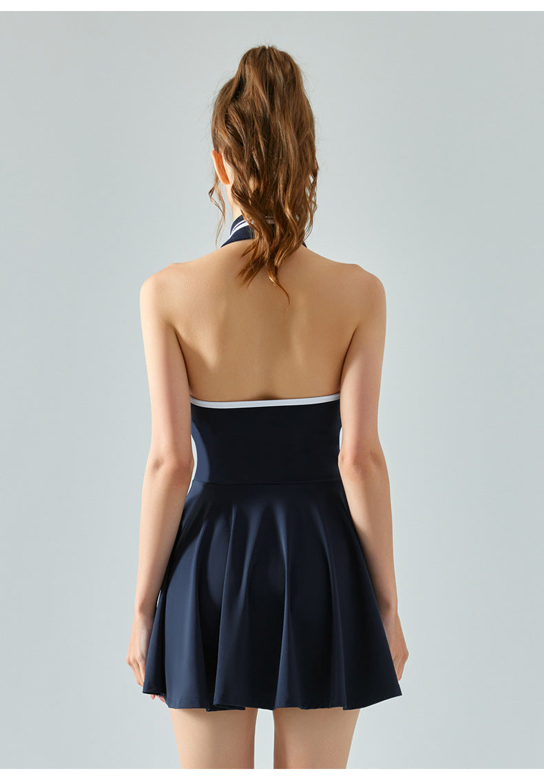 Sleeveless Polo Tennis Dress