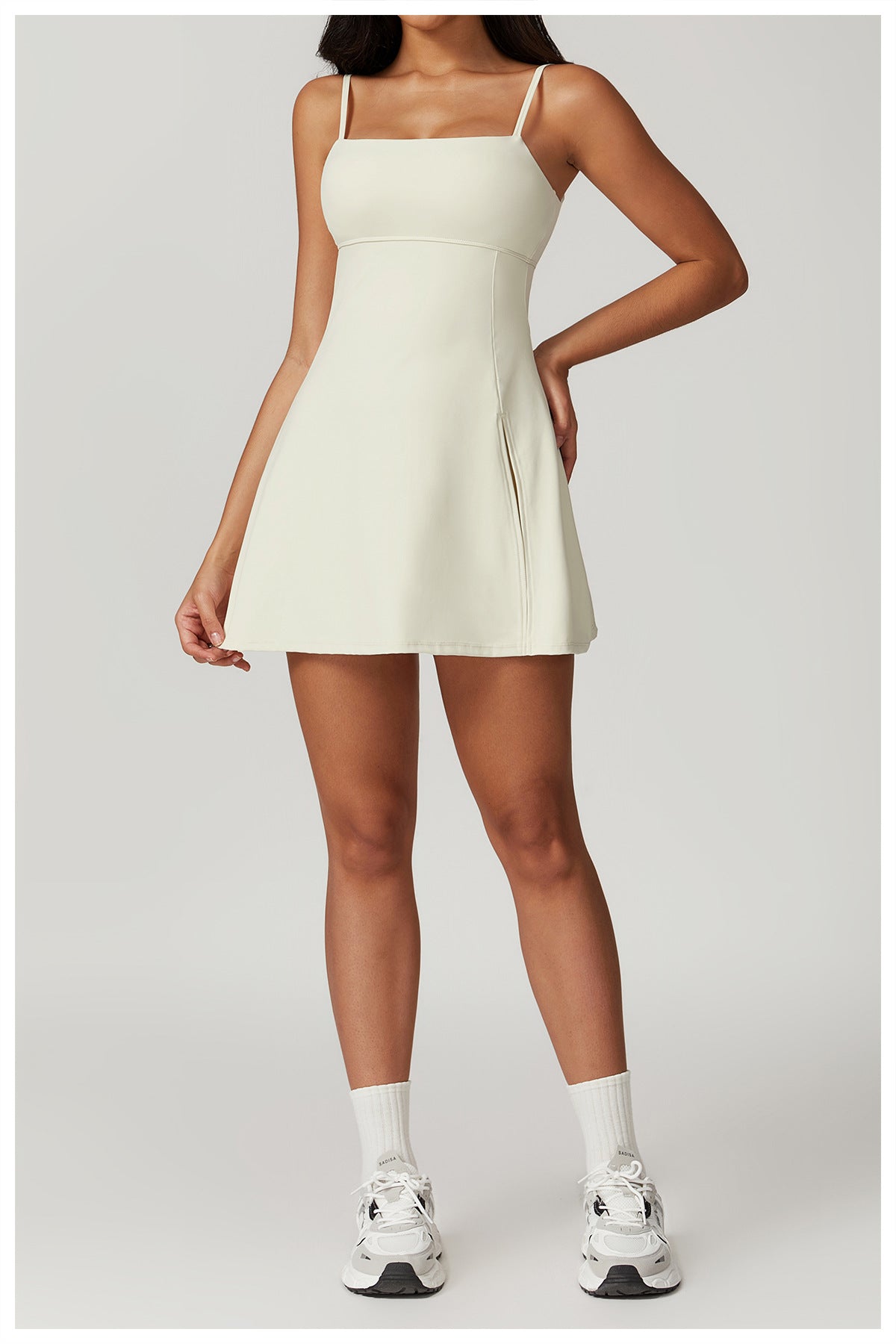 Strappy Back Cami Dress-5