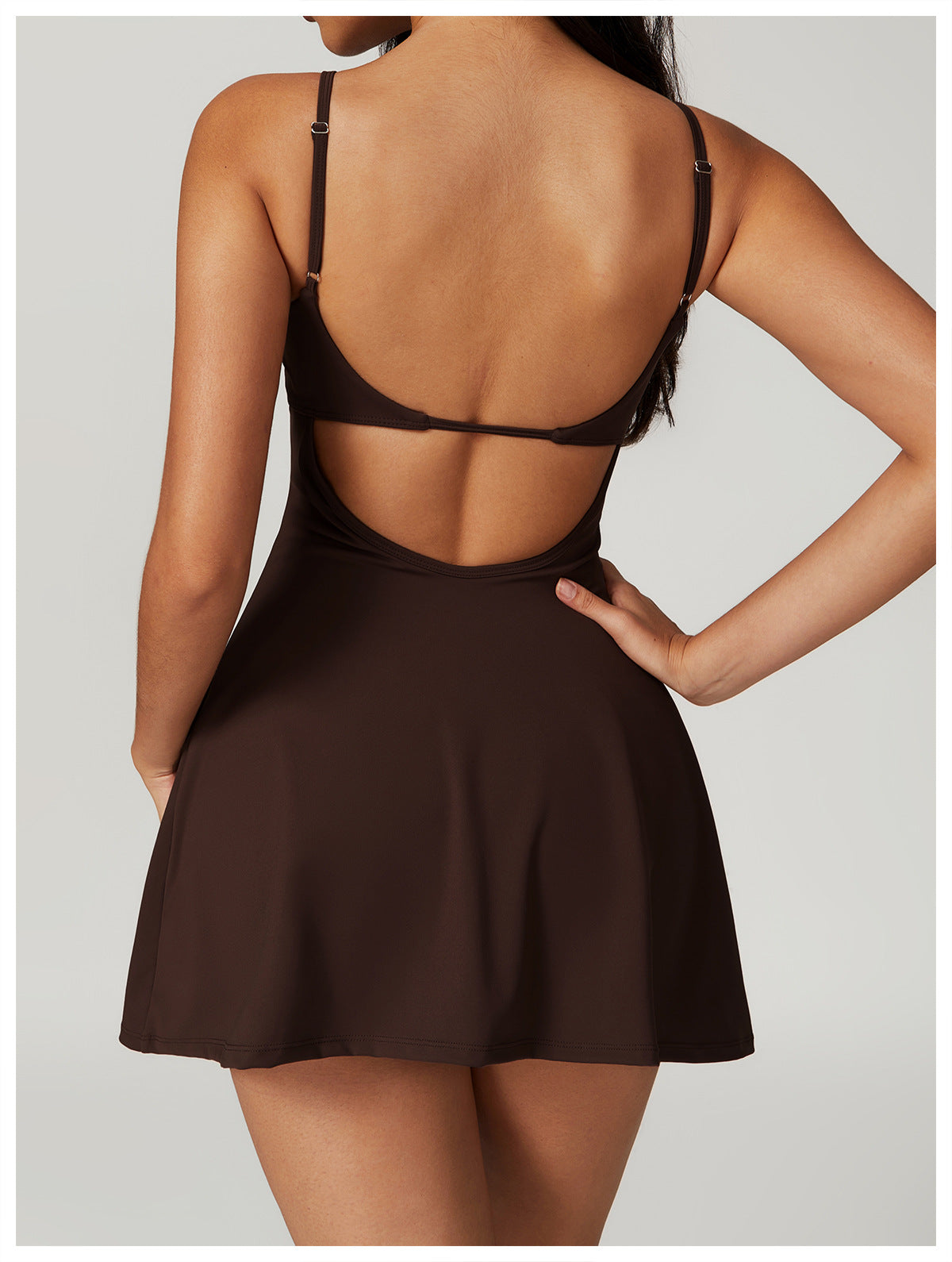 Strappy Back Cami Dress-2
