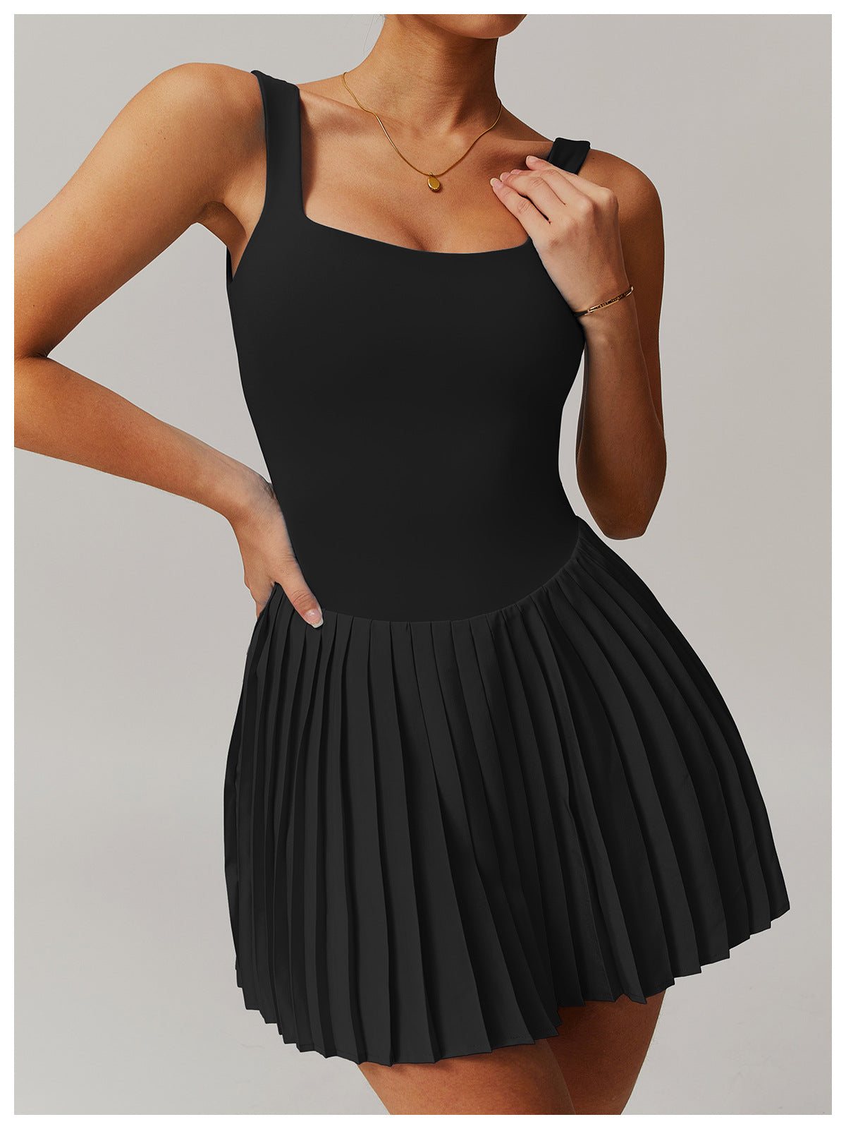 Pleated Tennis Dress-1