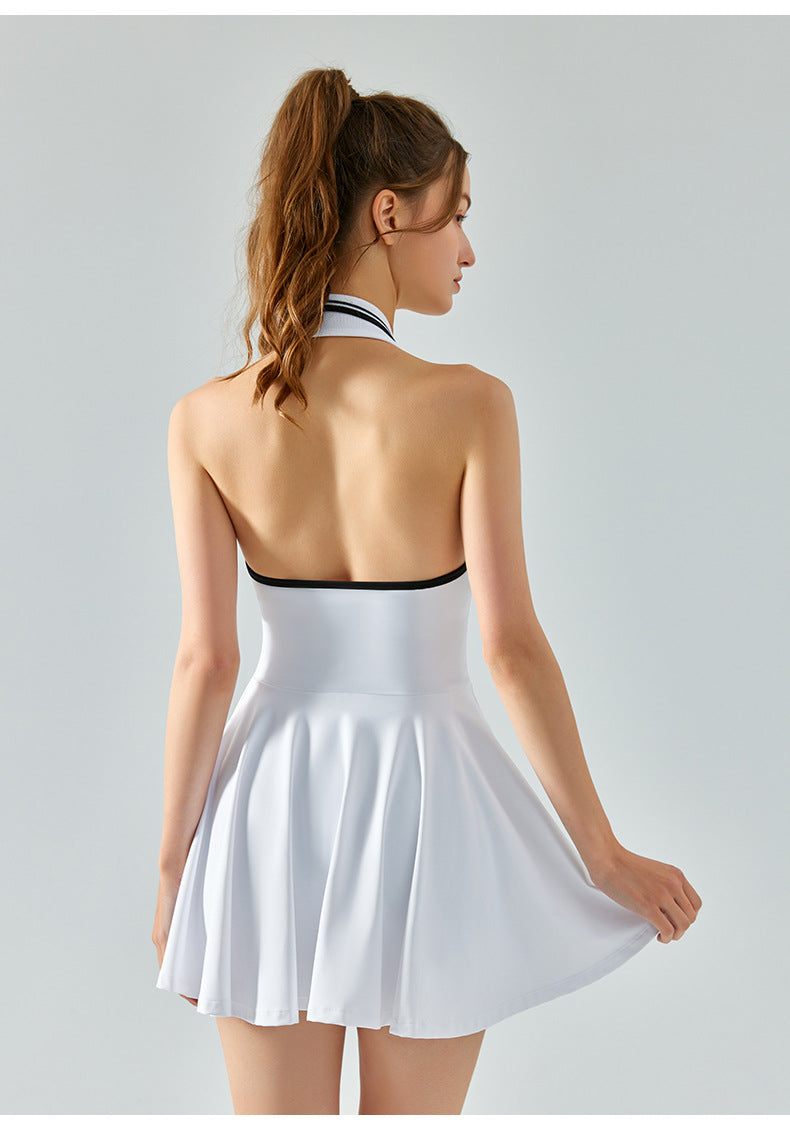 Sleeveless Polo Tennis Dress