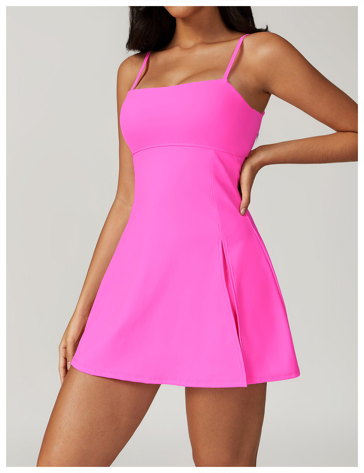 Strappy Back Cami Dress-4