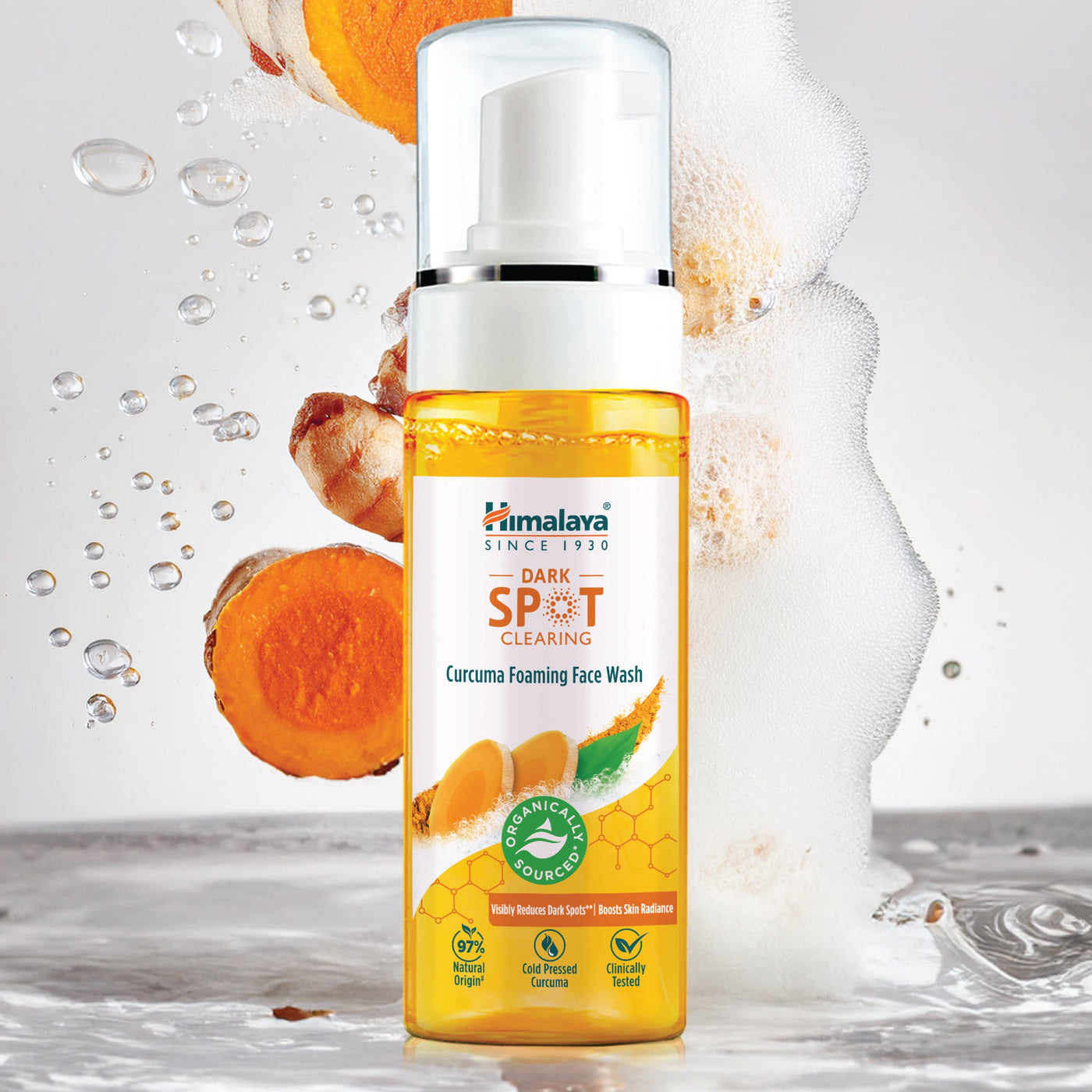 Himalaya Dark Spot Clearing Curcuma Foaming Face Wash-2