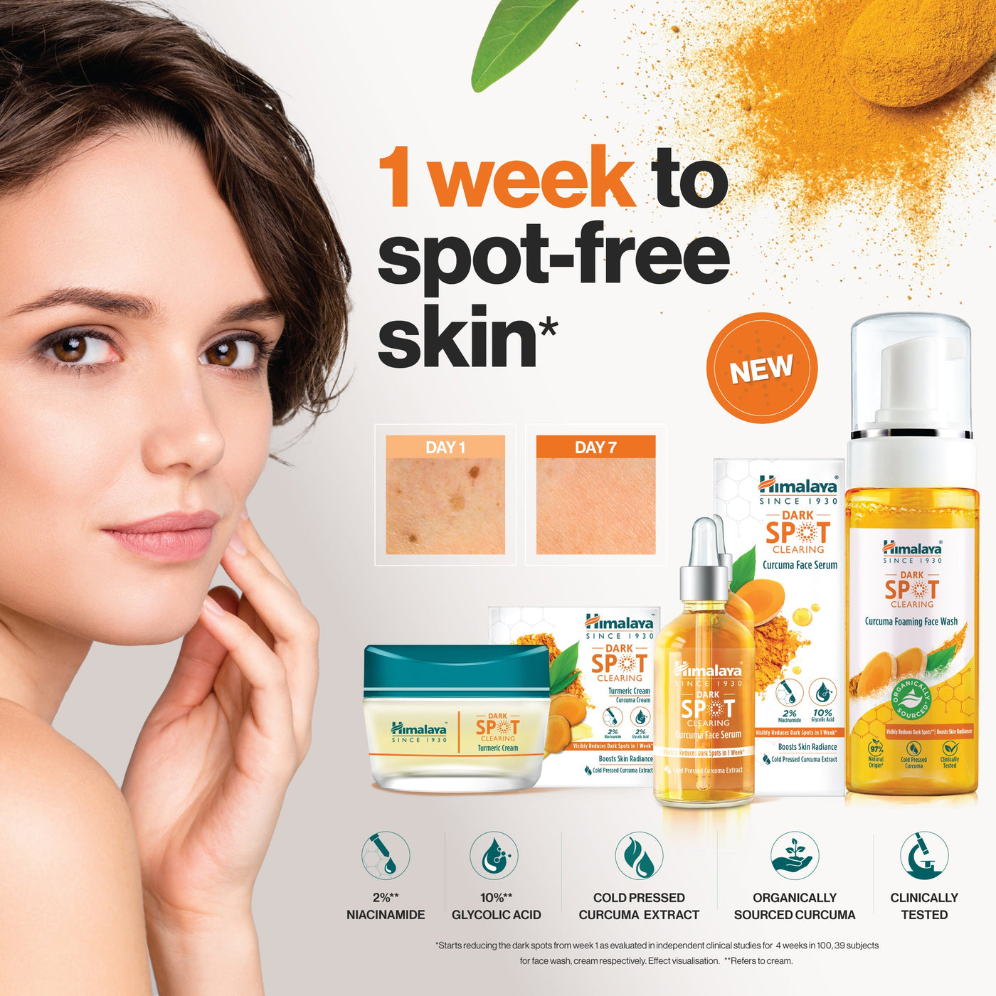 Himalaya Dark Spot Clearing Curcuma Foaming Face Wash-1