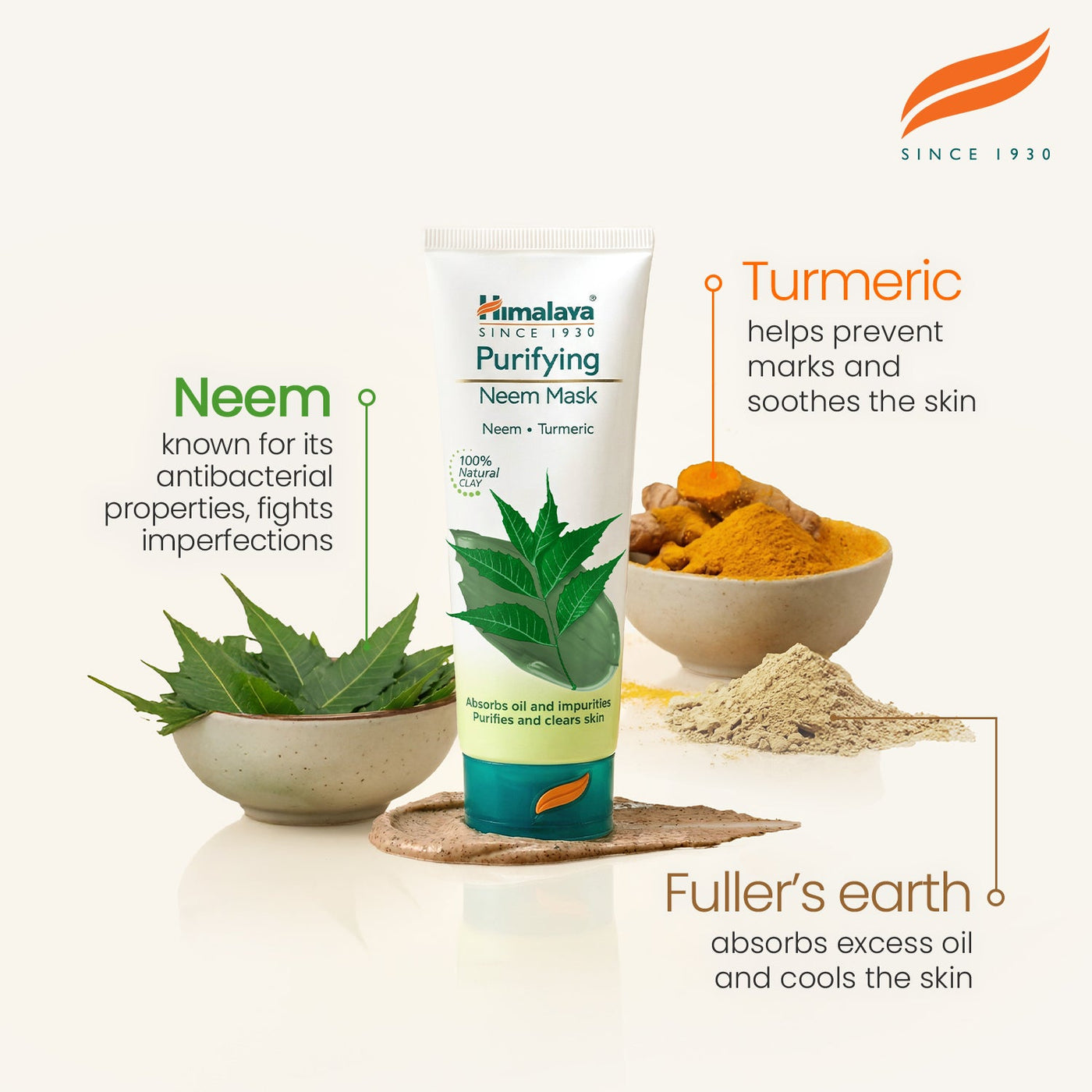 Himalaya Purifying Neem Mask - 75ml-3