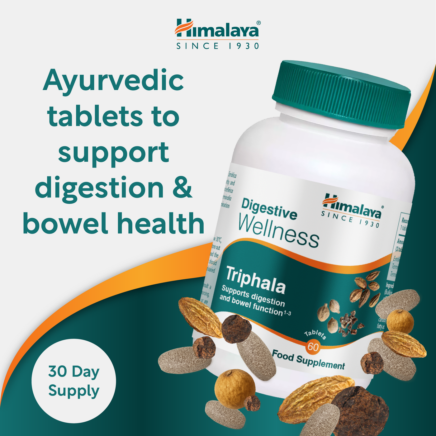 Himalaya Digestive Wellness Triphala - 60 Tablets-1