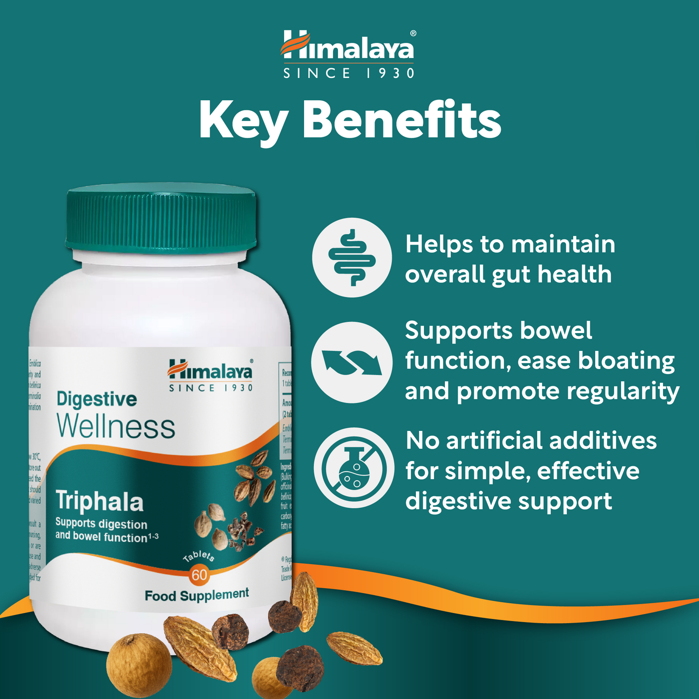 Himalaya Digestive Wellness Triphala - 60 Tablets-2