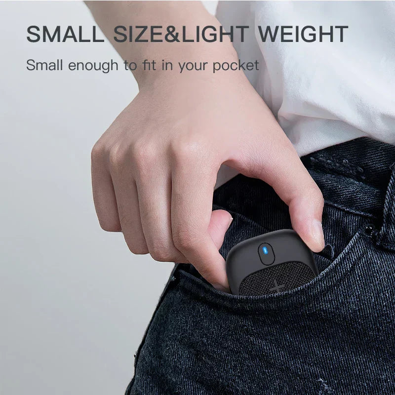 Mini enceinte Bluetooth portable et étanche (noir)