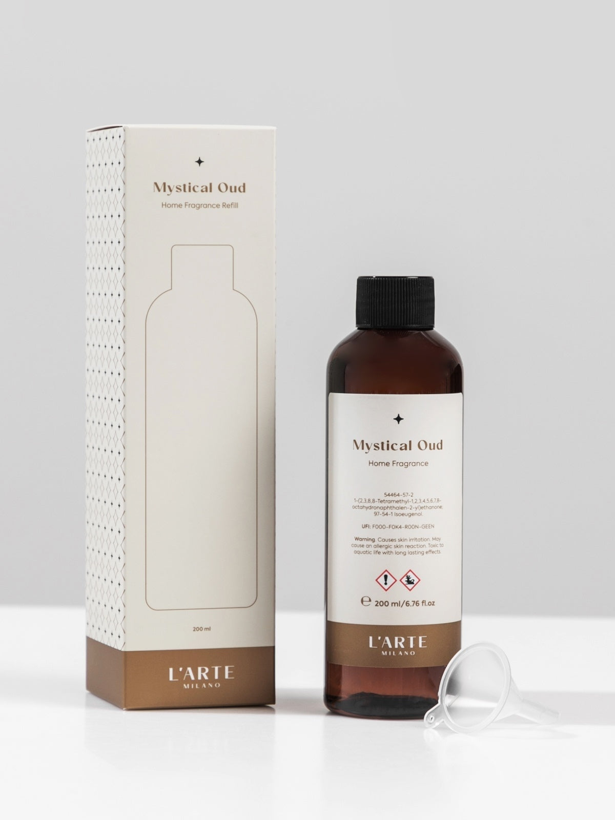 Home fragrance "Mystical Oud", 200 ml + gift home fragrance refill "Mystical Oud", 200 ml