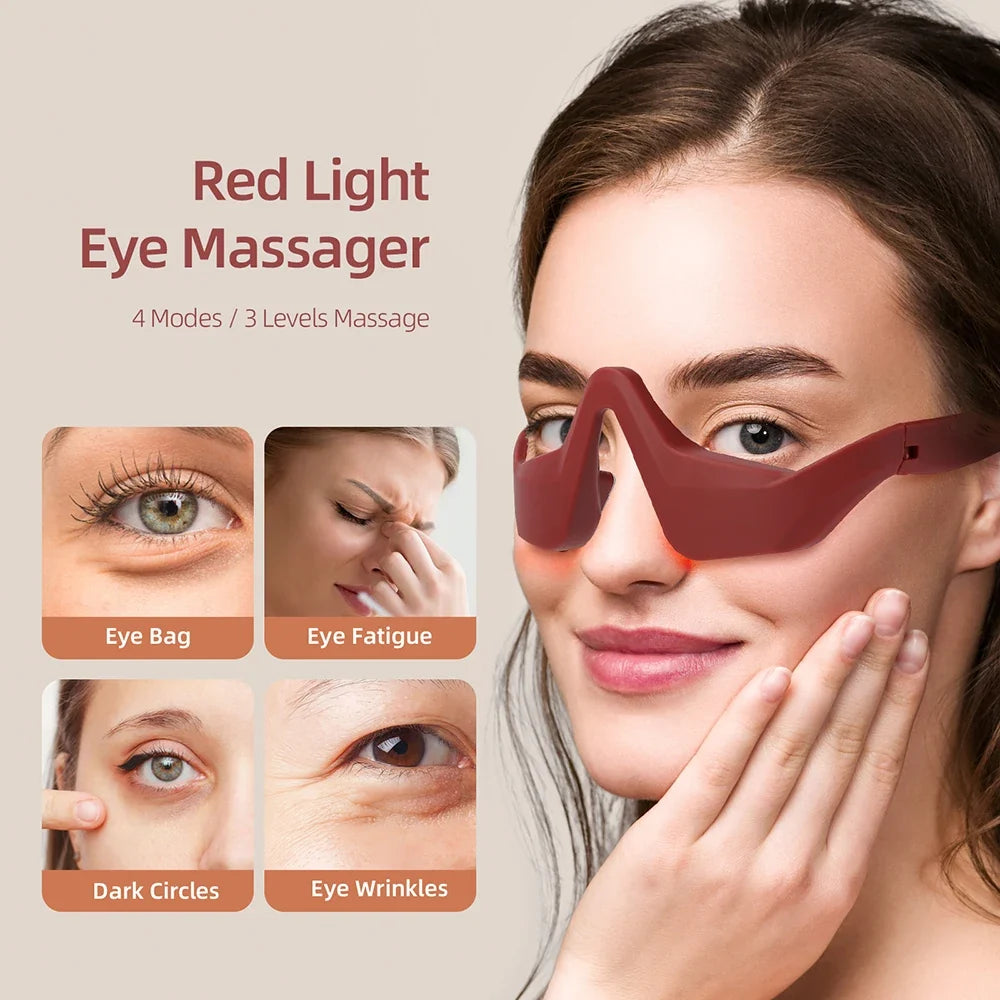 Masseur oculaire à lumière rouge