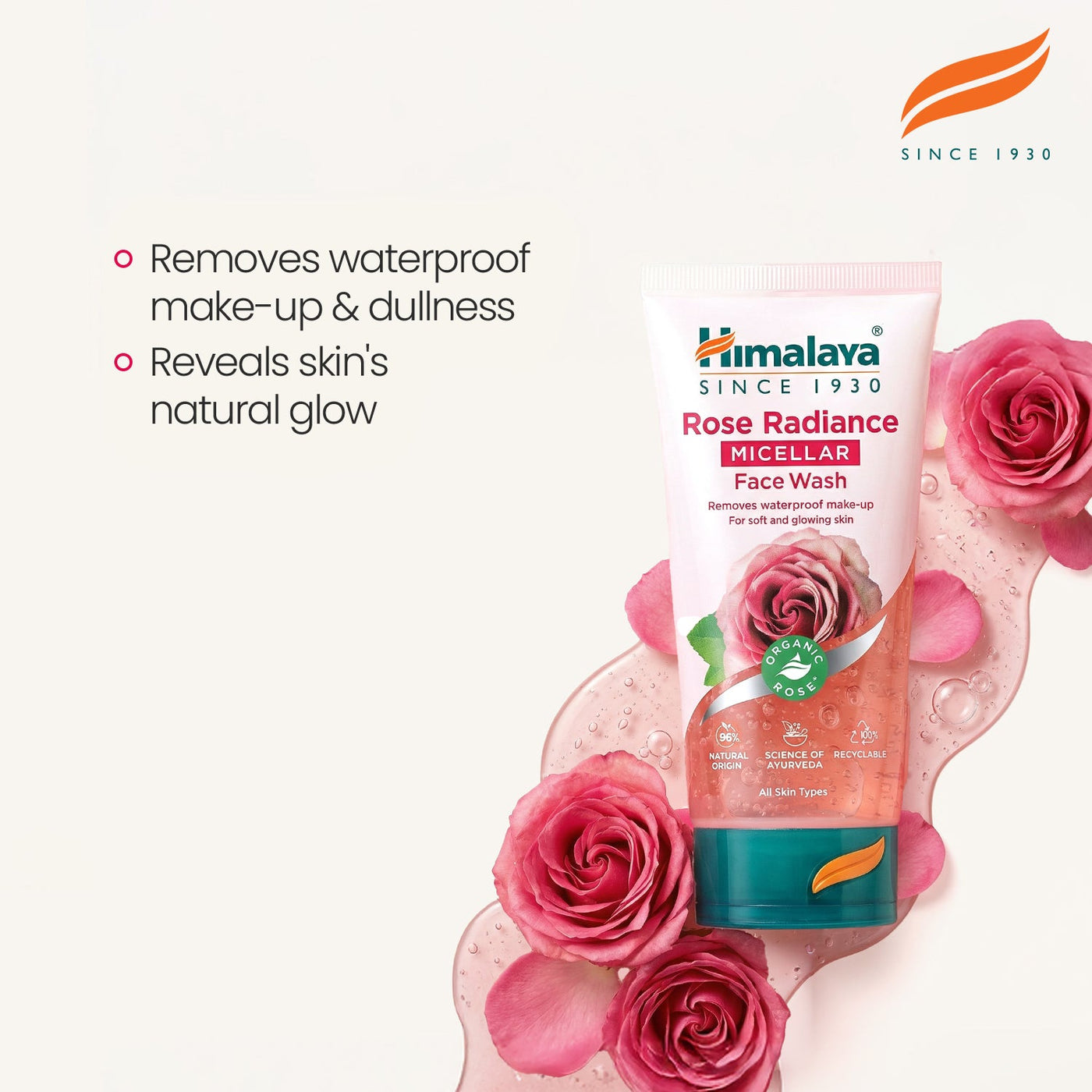 Himalaya Rose Radiance Micellar Face Wash - 150ml-2