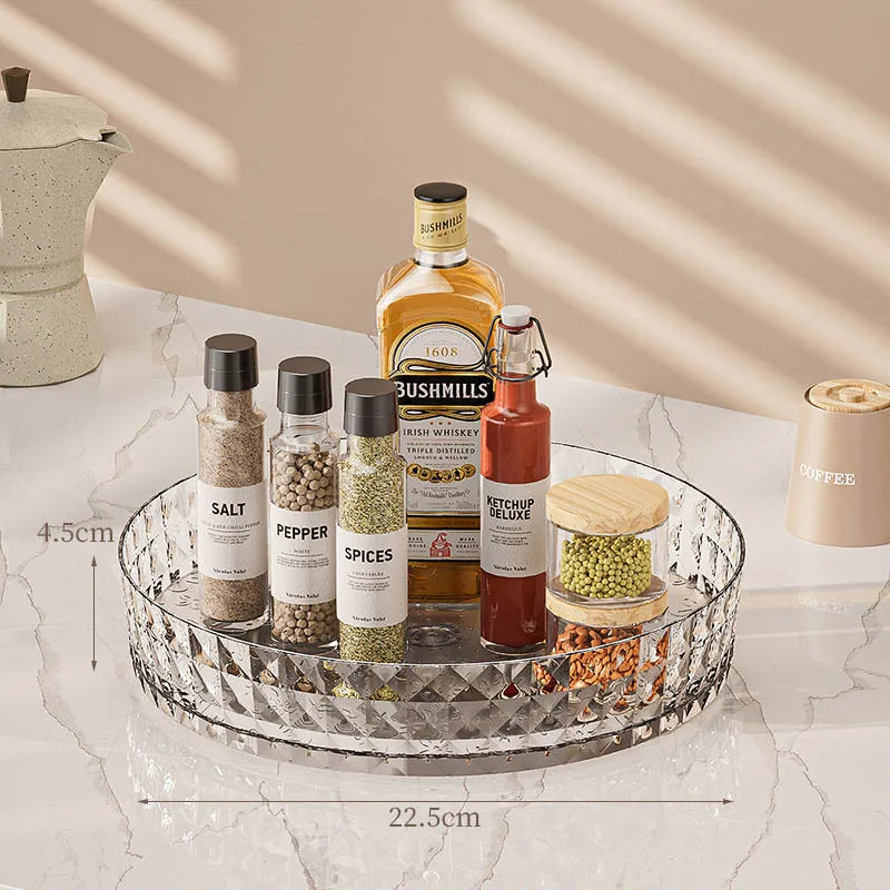 Support de rangement rotatif pour épices de cuisine