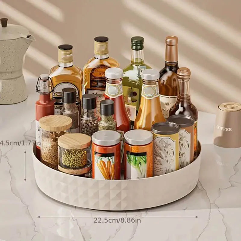Support de rangement rotatif pour épices de cuisine