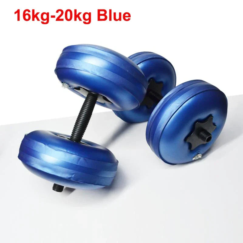 NNEOBA Adjustable Water-Filled Dumbbells for Arm Muscle Training