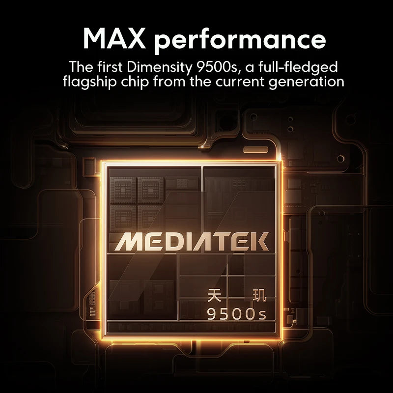 XIAOMI Redmi Turbo 5 Max Versão CN Tela de 6.83" 1.5K 3500nits Dimensity 9500s 9000mAh Carregamento de 100W Smartphone 50MP IP69K