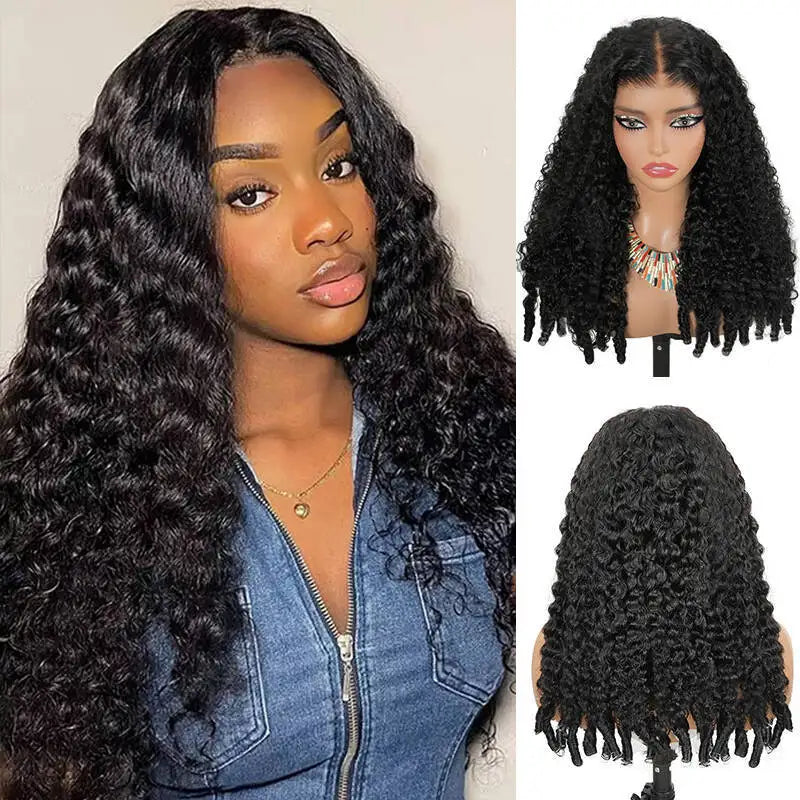Perruque frontale en dentelle 13x6, densité 200%, bouclée birmane, en cheveux humains 13x4 HD transparente pré-épilée, en cheveux humains vierges birmans
