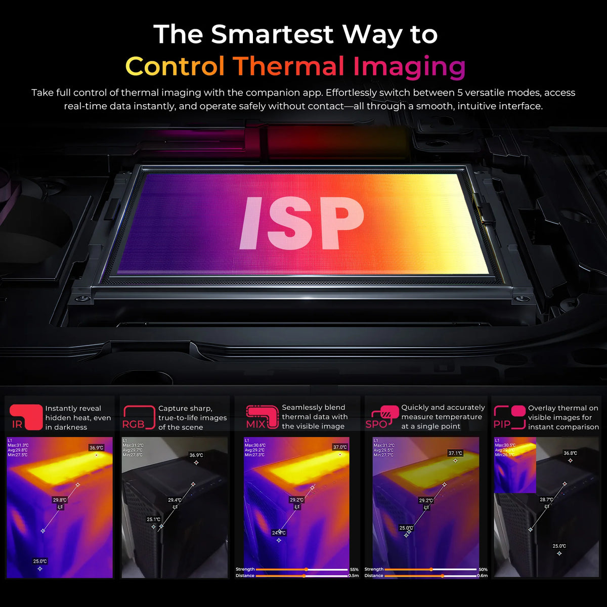OUKITEL WP55 Telefone Ultra Resistente - Imagem Térmica 5G MTK 7025, 11000mAh, 48+512GB, 108MP 6.6" NFC Android 15 Móvel