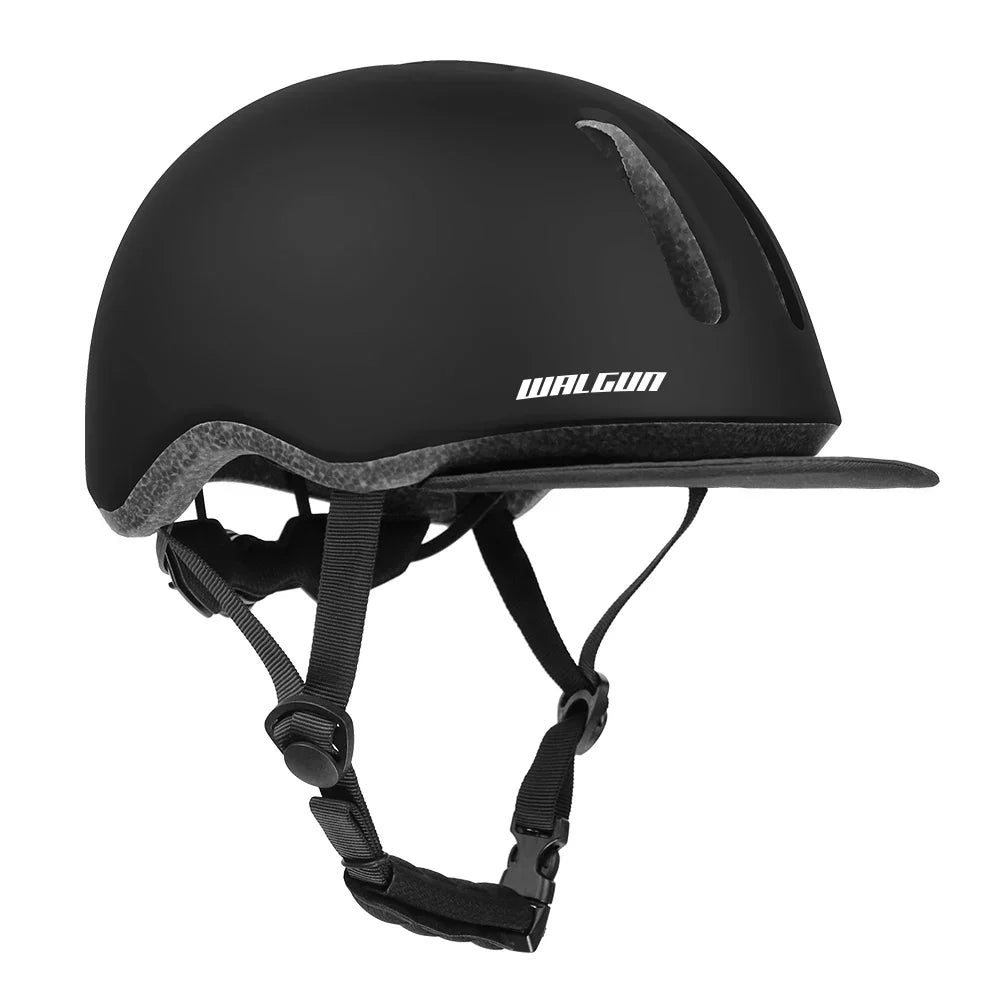 Casque de vélo urbain style vintage casque de sécurité noir