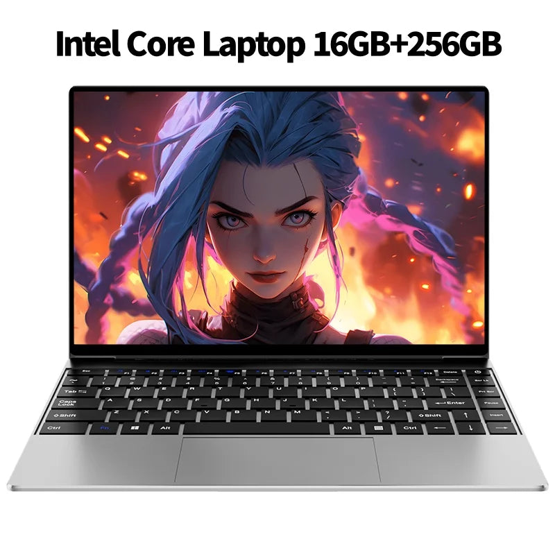 Ordinateur Portable Ultra Mince avec Processeur Intel Core i3 de 6ème Génération, 32 Go de RAM, SSD de 1 To/2 To, Écran de 14,1 Pouces, pour Bureau, Études et Jeux, avec Windows 11, Ordinateur Portable