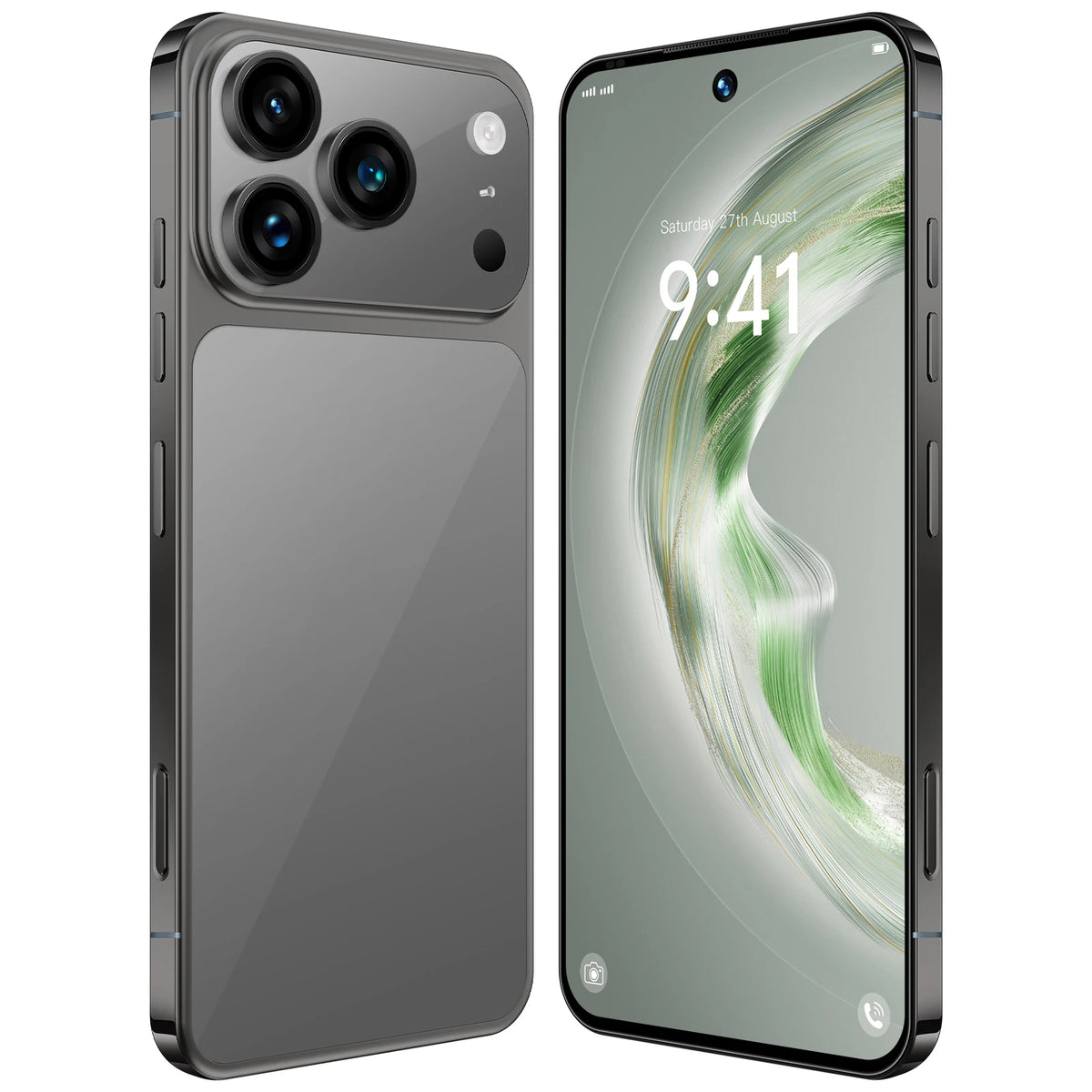 2025 NOVO I17 Pro Max 5G 16GB 1TB original inteligente 5G dual chip dual standby sistema Android 15 versão global bateria de 7800mAh
