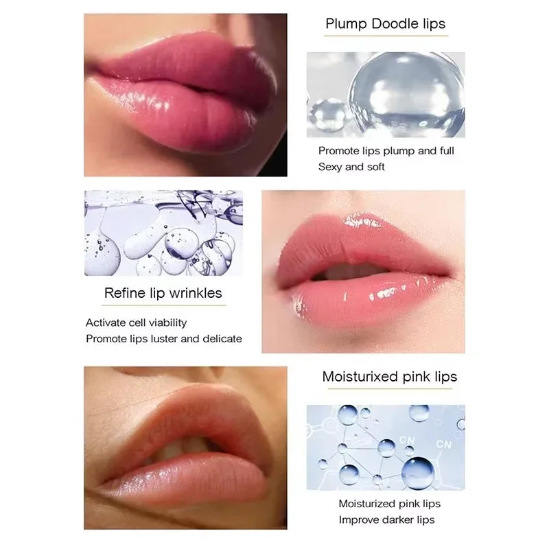 Huile Repulpante Instantanée pour les Lèvres Volumateur de Lèvres Brillant à Lèvres Sérum Repulpant Hydratant Anti-Rides Rouge à Lèvres Soin des Lèvres Maquillage Sexy